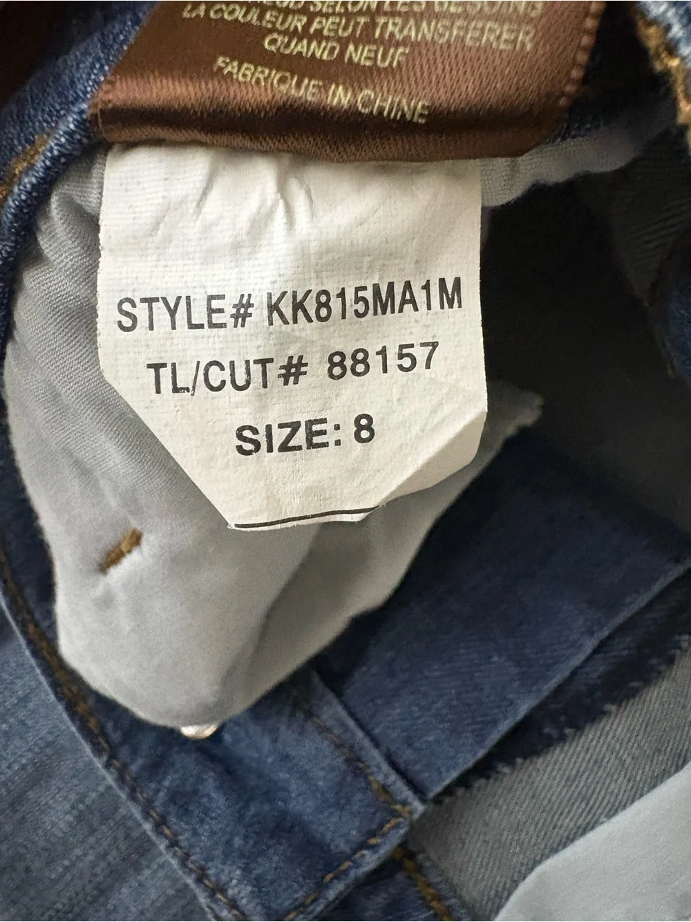 KUT From the Kloth Denim Pencil Skirt Size 8 Blue Stretch Jean Y2K Midi
